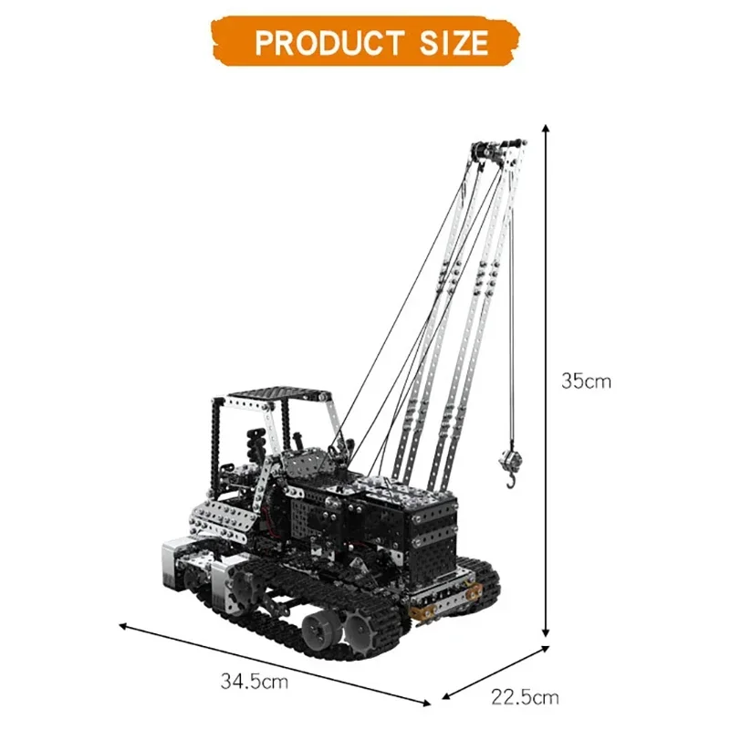 DIY Metal RC Crane Electric Ho - Kids Toys Vehicle 评论和价格