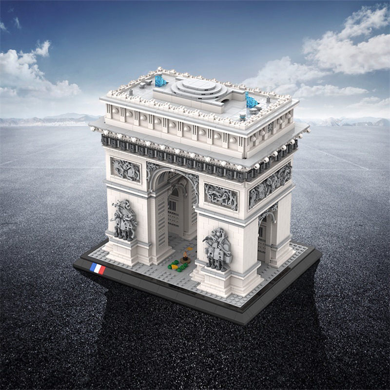 4445PCS Arc de Triomphe Model  - Kids Toys Paris 评论和价格