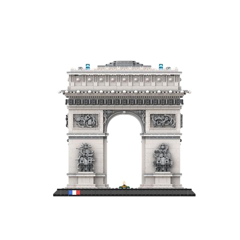 4445PCS Arc de Triomphe Model  - Kids Toys Paris 评论和价格