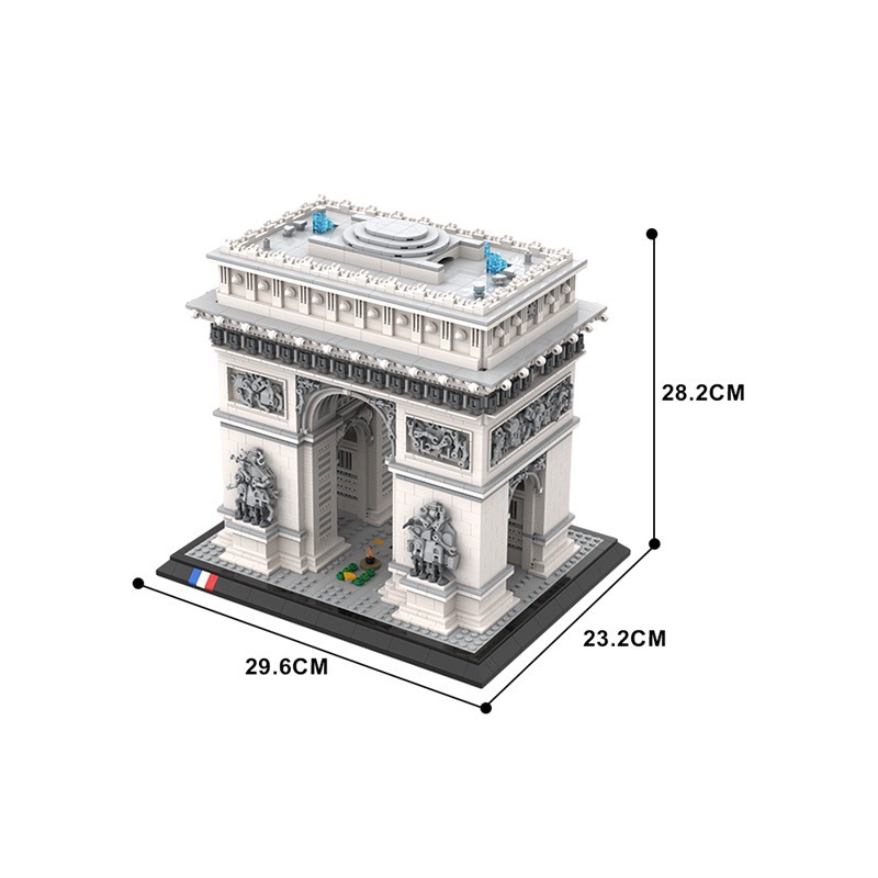 4445PCS Arc de Triomphe Model  - Kids Toys Paris 评论和价格