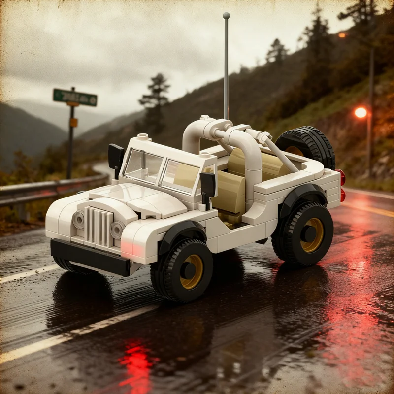 202pcs MOC Jeepped CJ 7 Daisy  - Kids Toys Jeep 评论和价格