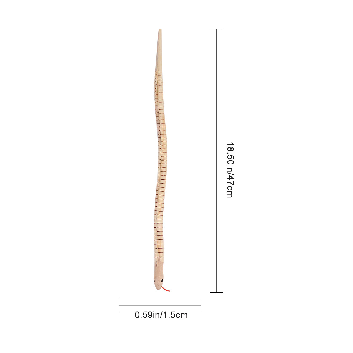 8Pcs Simulation Wooden Snake R - Kids Toys Vehicle 评论和价格