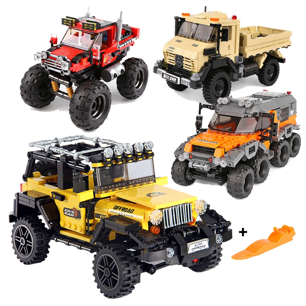 DIY Car Truck Building Block S - Kids Toys Jeep 评论和价格